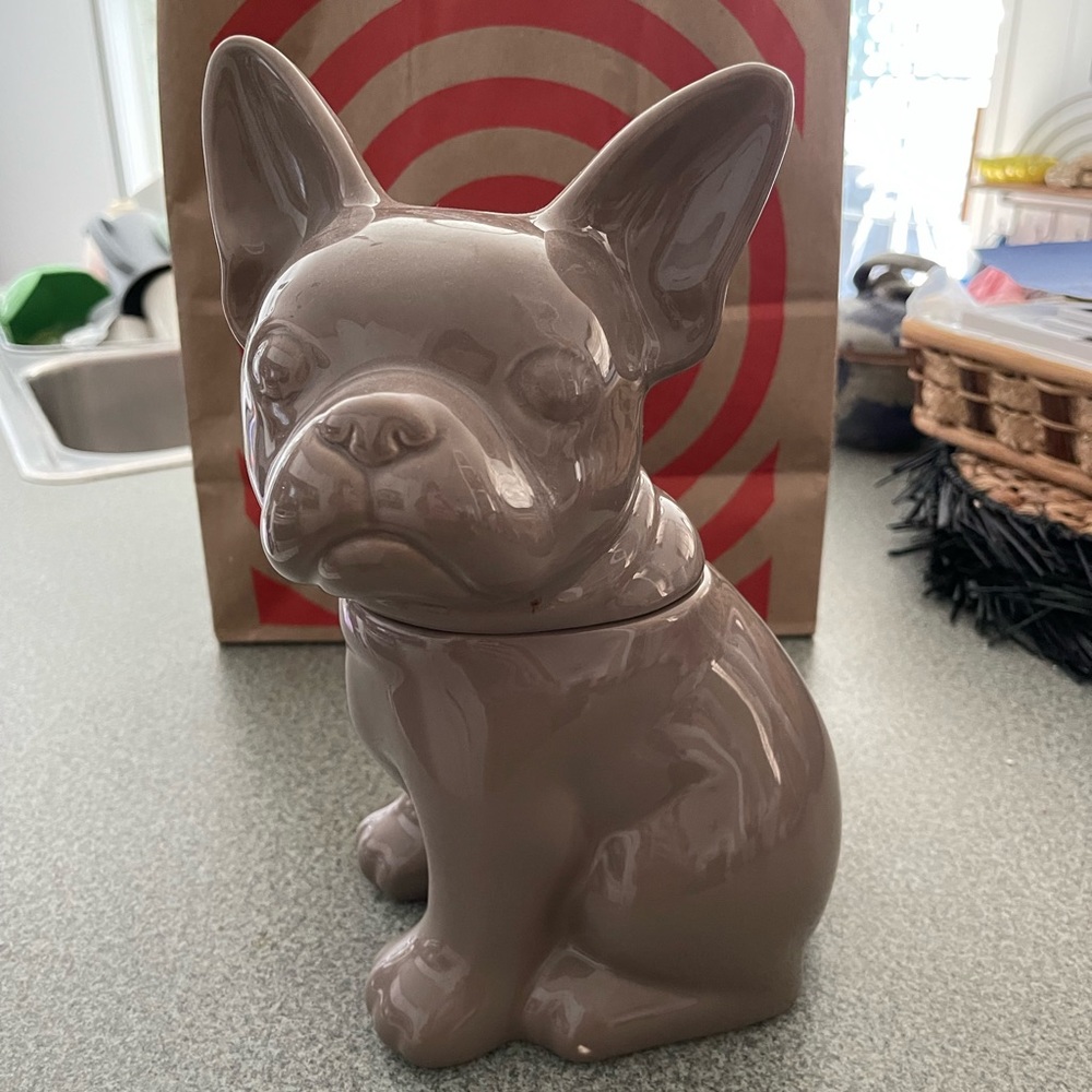 Threshold Cookie Jar French Bulldog from Target